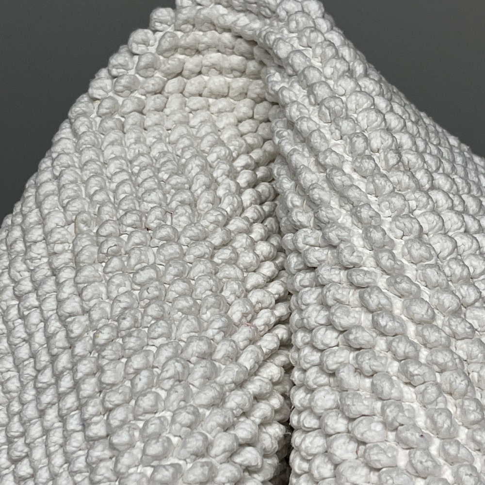 Textured White Area Rug - Picture 1 of 8